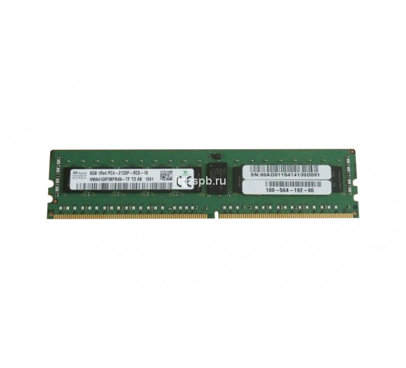 100-564-192-00 - EMC 8GB DDR4-2133MHz/PC4-17000 ECC Registered CL15 288-Pin RDIMM 1.2V Single Rank Memory Module