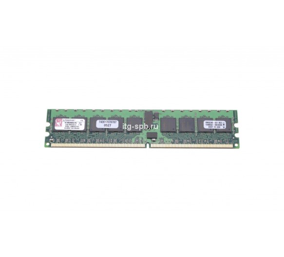 9965248-001.B02 - Kingston 1GB DDR2-400MHz ECC Registered CL3 240-Pin DIMM 1.8V Single Rank Memory Module