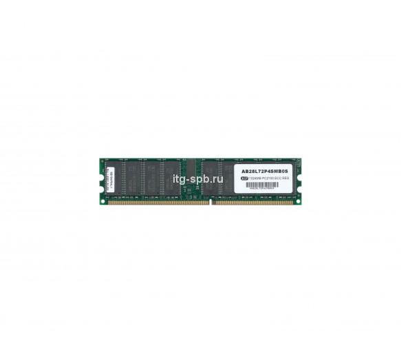 AB28L72P4SMB0S - ATP 1GB DDR-266MHz PC2-5300 ECC Registered CL5 240-Pin DIMM 2.5V Dual Rank Memory Module