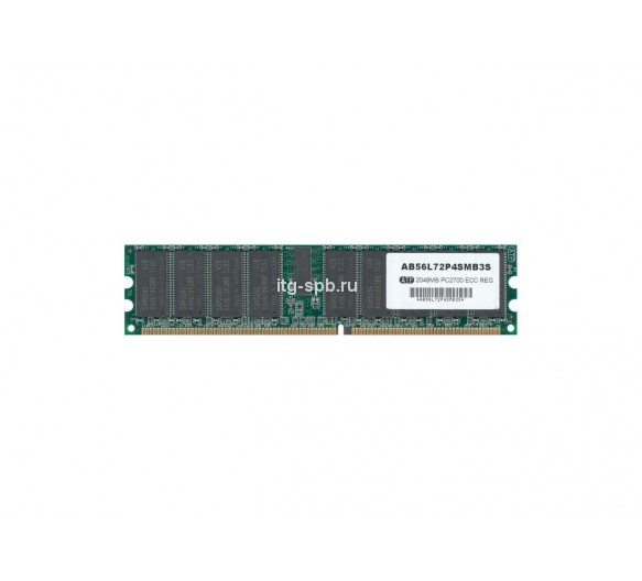 AB56L72P4SMB3S - ATP 2GB DDR-333MHz PC-2700 ECC Registered CL2.5 184-Pin DIMM 2.5V Dual Rank Memory Module