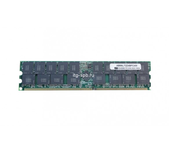 AB56L72Z4BFC4M - ATP 2GB DDR2-400MHz PC2-3200 ECC Registered CL3 240-Pin DIMM 1.8V Dual Rank Memory Module