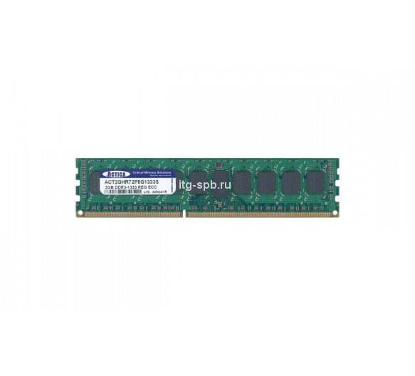 ACT2GHR72P8G1333S - Actica 2GB DDR3-1333MHz PC3-10600 ECC Registered CL9 240-Pin DIMM 1.35V Dual Rank Memory Module