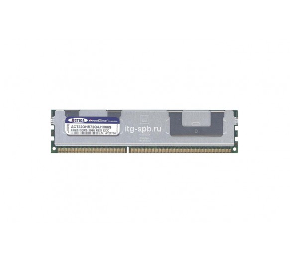 ACT32GHR72Q4J1066S - Actica 32GB DDR3-1066MHz PC3-8500 ECC Registered CL7 240-Pin DIMM 1.35V Quad Rank Memory Module