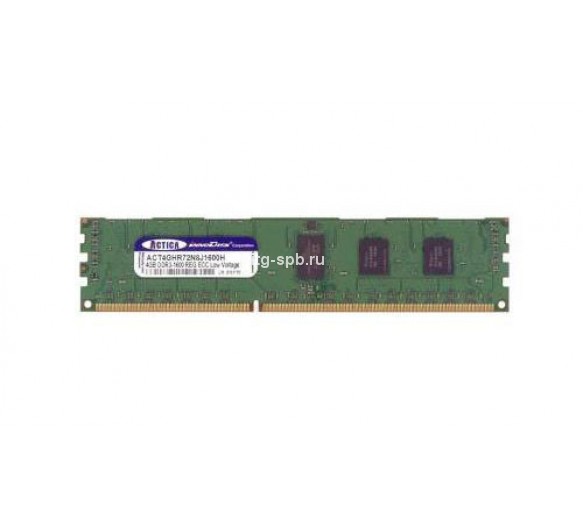 ACT4GHR72N8J1600H - Actica 4GB DDR3-1600MHz PC3-12800 ECC Registered CL11 240-Pin DIMM 1.35V Dual Rank Memory Module