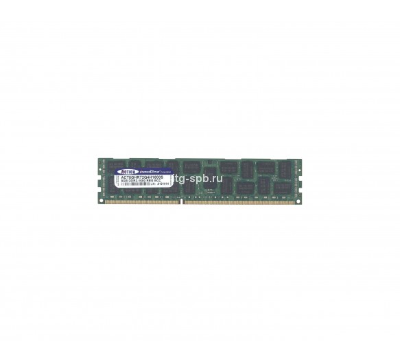 ACT8GHR72Q4H1600S - Actica 8GB DDR3-1600MHz PC3-12800 ECC Registered CL11 240-Pin DIMM 1.35V Memory Module