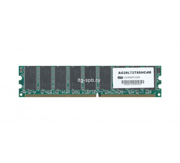 AG28L72T8SHC4M - ATP 1GB DDR2-400MHz PC2-3200 ECC Unbuffered CL3 240-Pin DIMM 1.8V Memory Module