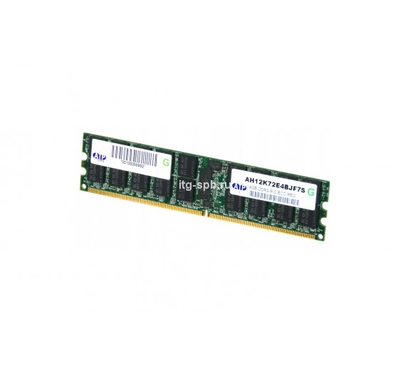 AH12K72E4BJF7S - ATP 4GB DDR2-800MHz PC2-6400 ECC Registered CL6 240-Pin DIMM 1.8V Dual Rank Memory Module