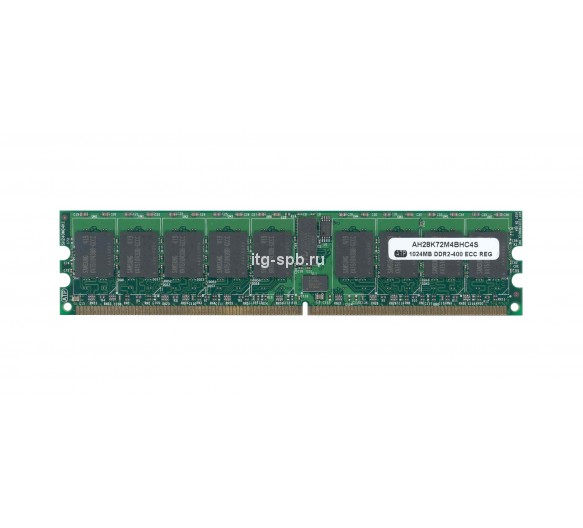 AH28K72M4BHC4S - ATP 1GB DDR2-400MHz PC2-3200 ECC Registered CL3 240-Pin DIMM 1.8V Single Rank Memory Module