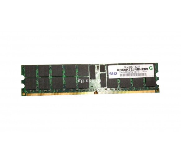 AH56K72J4BHE6S - ATP 2GB DDR2-667MHz PC2-5300 ECC Registered CL5 240-Pin DIMM 1.8V Dual Rank Memory Module