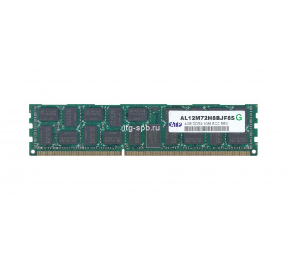 AL12M72H8BJF8S - ATP 4GB DDR3-1066MHz PC3-8500 ECC Registered CL7 240-Pin DIMM 1.35V Quad Rank Memory Module