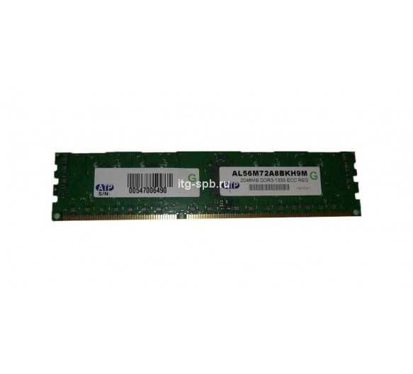 AL56M72A8BKH9M - ATP 2GB DDR3-1333MHz PC3-10600 ECC Registered CL9 240-Pin DIMM 1.35V Dual Rank Memory Module