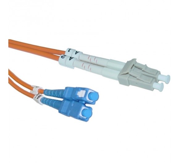 SC-LC-10-Meter-Multimode-Fiber-Optic-Cable