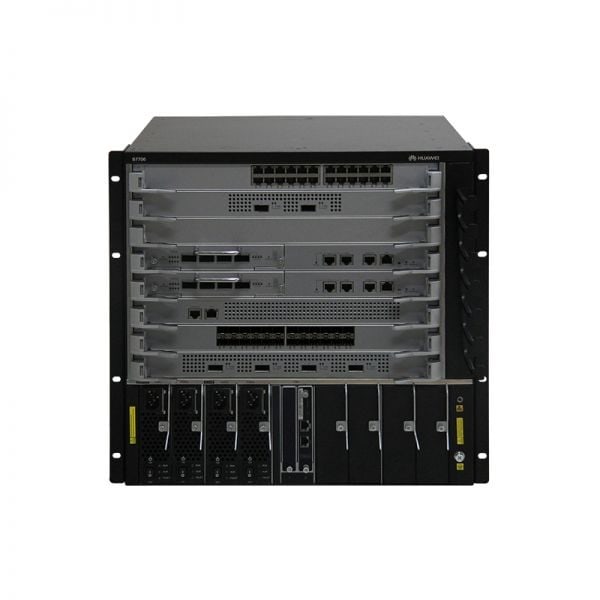 Шасси Huawei S7706 без PoE с 2 * SRUA, 2 * питанием переменного тока
