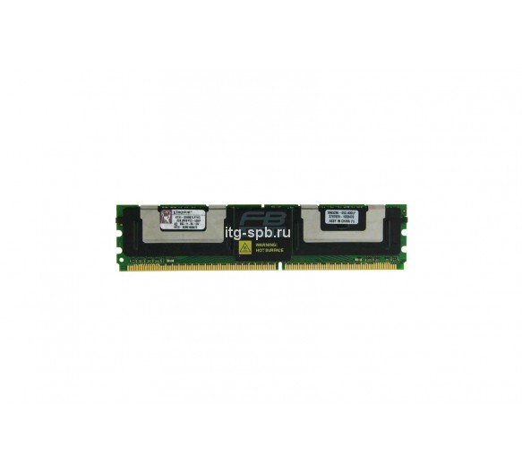 KTH-XW667LP/4G-G - Kingston 4GB (2 x 2GB) DDR2-667MHz ECC Fully Buffered CL5 240-Pin DIMM 1.5V Memory Module