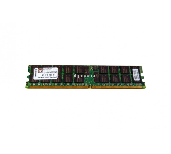 KTH-XW9400K2/4 - Kingston 4GB Kit (2 x 2GB) DDR2-667MHz PC2-5300 ECCRegistered CL5 240-Pin DIMM 1.8V Dual Rank Memory Module