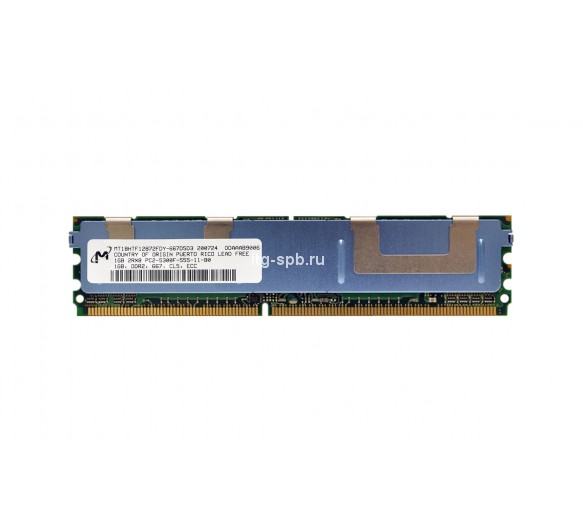 MT18HTF12872FDY-667D5D3 - Micron 1GB DDR2-667MHz ECC Fully Buffered CL5 240-Pin DIMM 1.8V 2R Memory Module