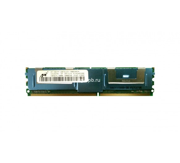MT18HTF12872JDY-80ED6D4 - Micron 1GB DDR2-800MHz ECC Fully Buffered CL5 240-Pin DIMM 1.8V 2R Memory Module