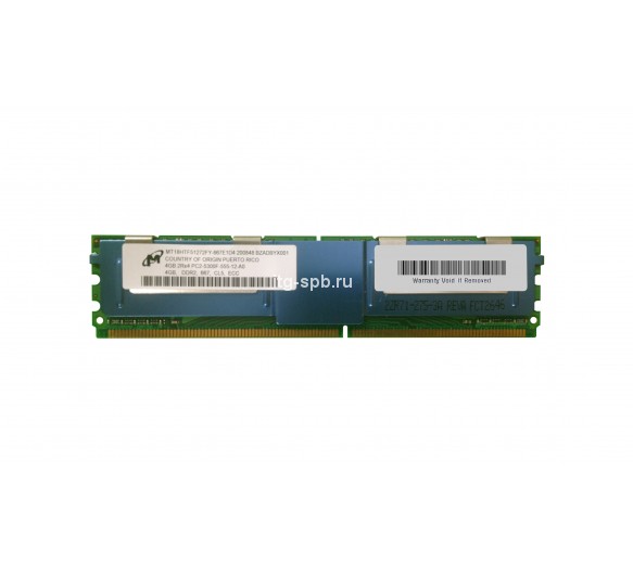 MT18HTF51272FY-667E1D4 - Micron 4GB DDR2-667MHz ECC Fully Buffered CL5 240-Pin DIMM 1.8V 2R Memory Module