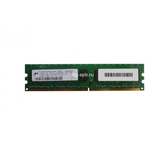 MT18HTF6472AY-667B4 - Micron 512MB DDR2-667MHz non-ECC Unbuffered CL5 240-Pin DIMM 1.8V 2R Memory Module