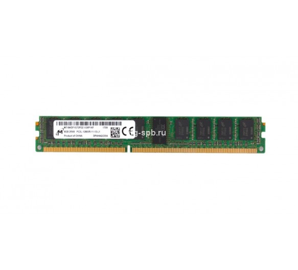 MT18KDF1G72PDZ-1G6P1KF - Micron 8GB DDR3-1600 MHz PC3-12800 ECC Registered CL11 240-Pin DIMM 1.5V Dual Rank Memory Module