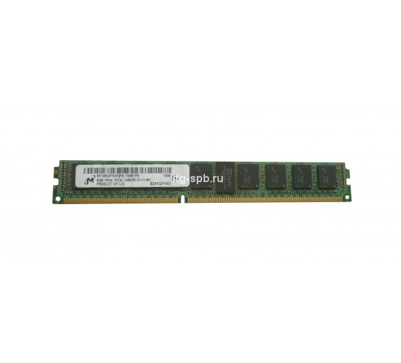 MT18KDF1G72PZ-1G6E1FE - Micron 8GB DDR3-1600MHz PC3L-12800 ECC Registered CL11 240-Pin VLP RDIMM 1.35V Single Rank Memory Module