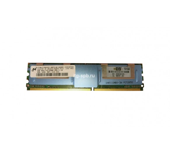 MT36HTF25672FY-667D1N6 - Micron 2GB DDR2-667MHz ECC Fully Buffered CL5 240-Pin DIMM 1.8V 2R Memory Module