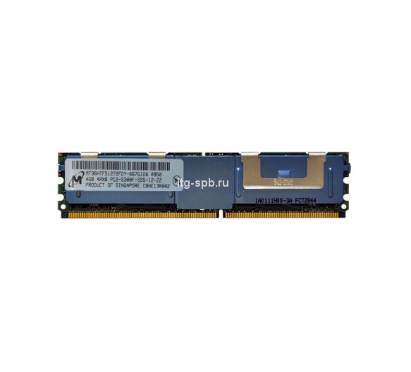 MT36HTF51272FDY-667G1D6 - Micron 4GB DDR2-667MHz ECC Fully Buffered CL5 240-Pin DIMM 1.8V 4R Memory Module