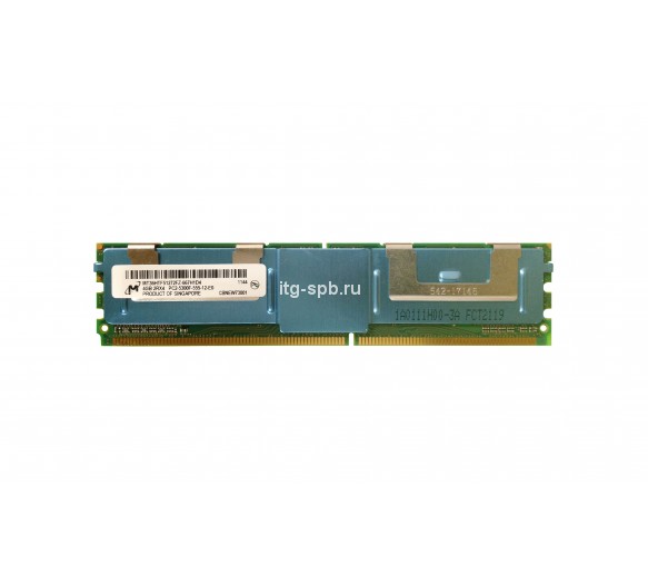 MT36HTF51272FZ-667H1D4 - Micron 4GB DDR2-667MHz ECC Fully Buffered CL5 240-Pin DIMM 1.8V 2R Memory Module