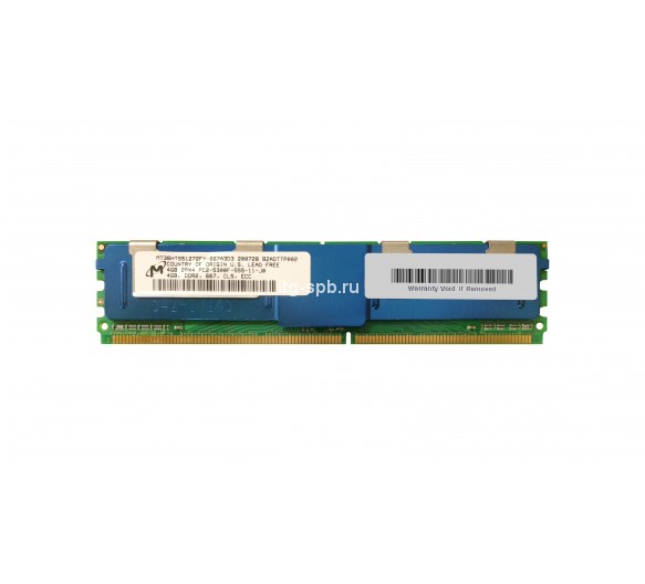 MT36HTS51272FY-667A3D3 - Micron 4GB DDR2-667MHz ECC Fully Buffered CL5 240-Pin DIMM 1.8V 2R Memory Module