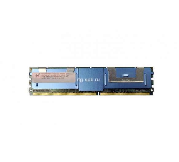 MT9HTF6472FY-53EB4E3 - Micron 512MB DDR2-433MHz ECC Fully Buffered CL4 240-Pin DIMM 1.8V Single Rank Memory Module