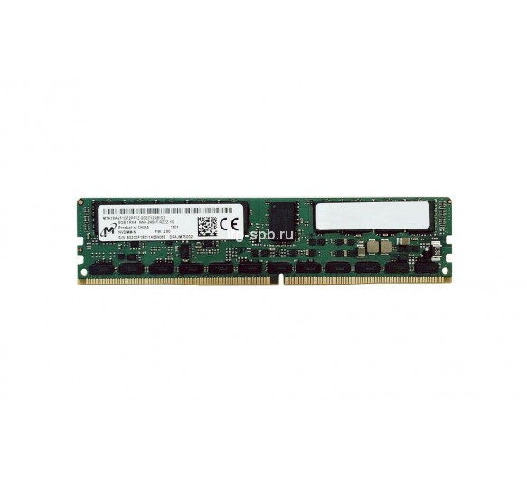 MTA18ASF1G72PF1Z-2G3 - Micron Technology 8GB PC4-19200 DDR4-2400MHz ECC Registered CL17 288-Pin NVDIMM 1.2V Single Rank Memory Module