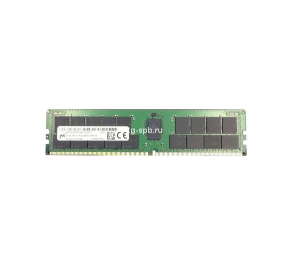 MTA36ASF8G72PZ-3G2E1TL - Micron 64GB DDR4-3200 MHz PC4-25600 ECC Registered CL22 288-Pin DIMM 1.2V Dual Rank Memory Module