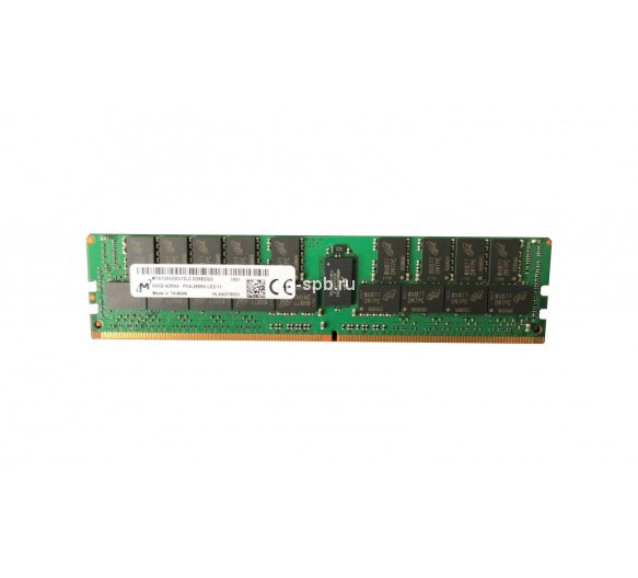 MTA72ASS8G72LZ-2G6B2QG - Micron 64GB DDR4-2666 MHz PC4-21300 ECC Registered CL19 288-Pin DIMM 1.2V Memory Module