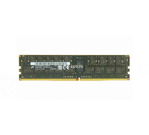 MTA72ASS8G72LZ-2G9D3 - Micron 64GB DDR4-2933MHz PC4-23400 ECC Registered CL21 288-Pin LRDIMM 1.2V Quad Rank Memory Module