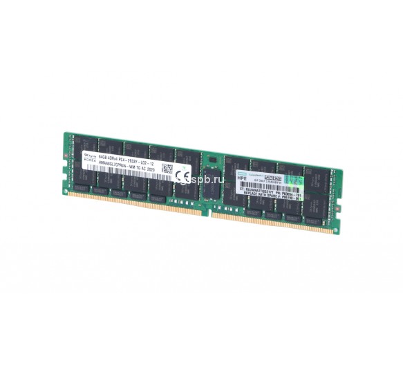 P03054-791 - HP 64GB DDR4-2933MHz PC4-23400 ECC Registered CL21 288-Pin DIMM 1.2V Quad Rank Memory Module