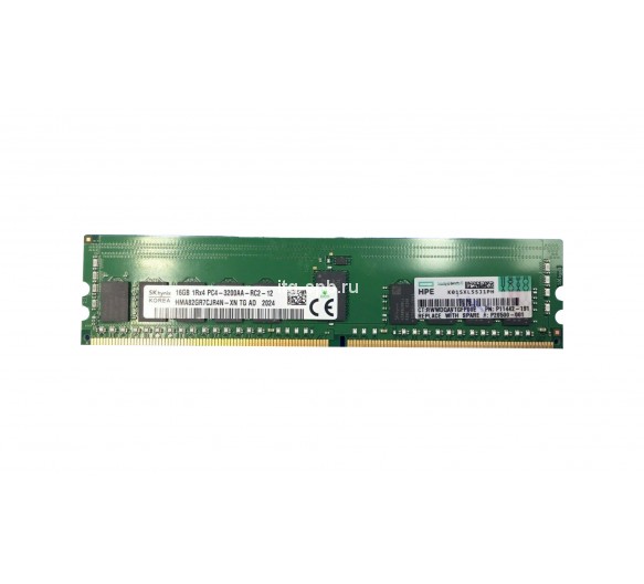 P11442-191 - HPE 16GB DDR4-3200 MHz PC4-25600 ECC Registered CL22 288-Pin DIMM 1.2V Single Rank Memory Module