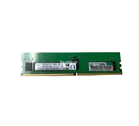 P20501-001 - HP 16GB DDR4-3200MHz PC4-25600 ECC Registered CL22 288-Pin DIMM 1.2V Dual Rank Memory Module