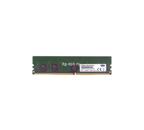 X4B04QD8BLRCSE-E - ATP 4GB DDR4-2400MHz PC4-19200 ECC Registered CL17 288-Pin DIMM 1.2V Single Rank Memory Module