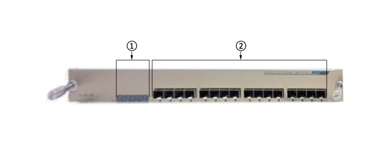 C6800-16P10G-XL= Ethernet Module Front Panel