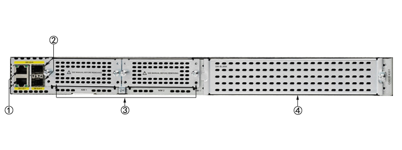 Cisco ISR4331-AX-K9 back Panel