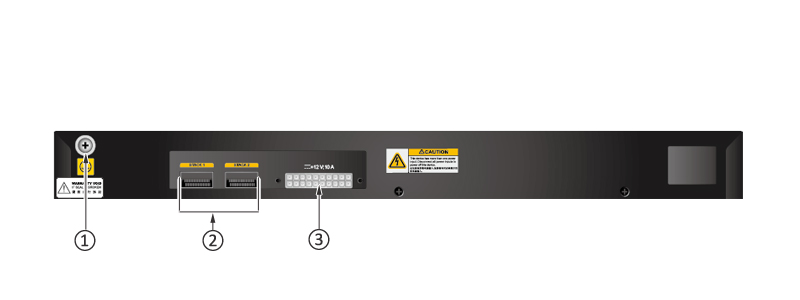 S5720-32X-EI-24S-DC Back Panel