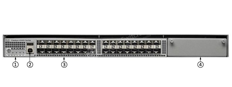 C1-C4500X-32SFP+ Front Panel