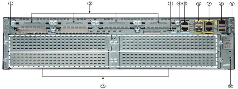 C3945-VSEC-CUBE/K9 Back Panel