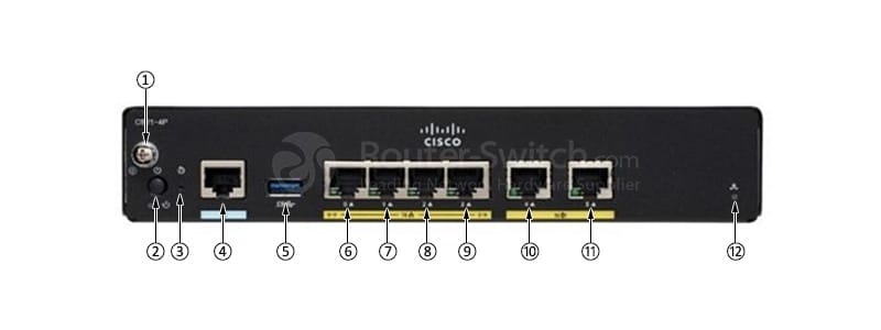 C921-4P Front Panel