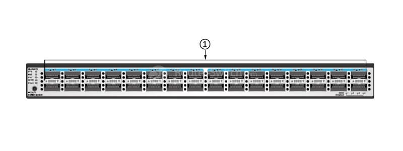 rear (port side) panel of CE7850-32Q-EI