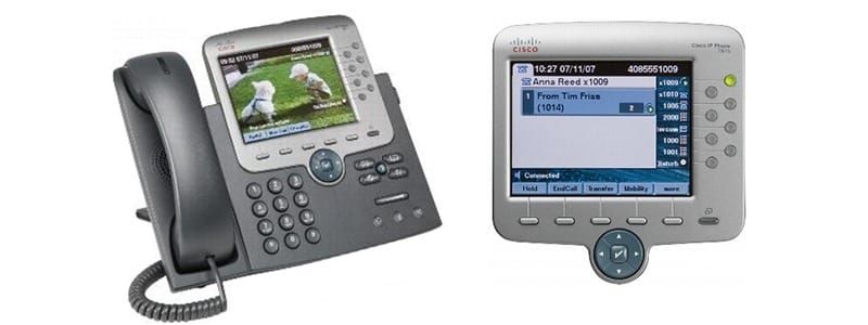 Cisco CP-7975G Appearance