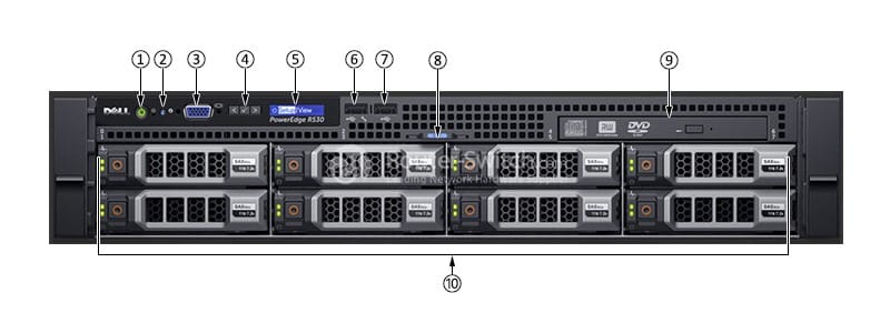 Dell-PowerEdge-R530-Server-Front-Panel