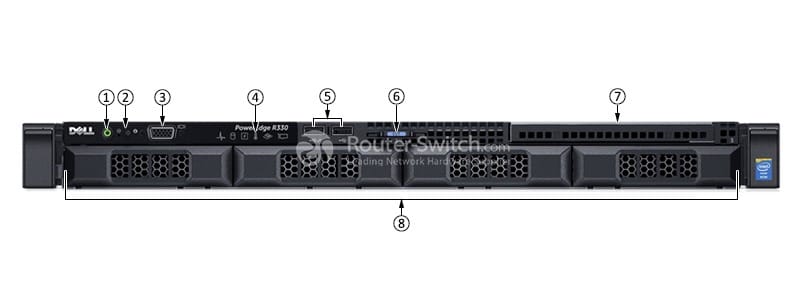Dell PowerEdge R330 Server Front Panel