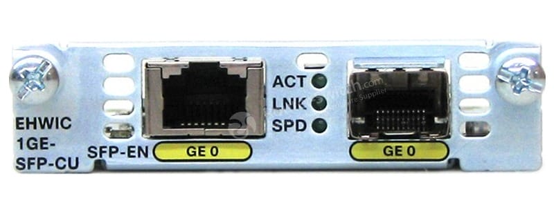 EHWIC-1GE-SFP-CU Front View