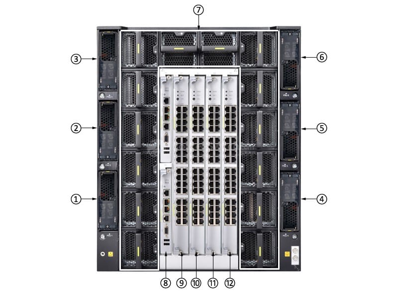 HUAWEI E9000 BLADE SERVER CHASSIS Back